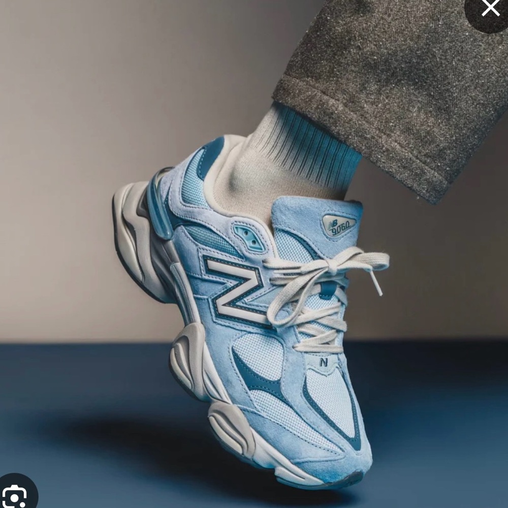 New Balance 9060 chrome blue